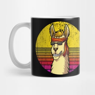 retro llama design Mug